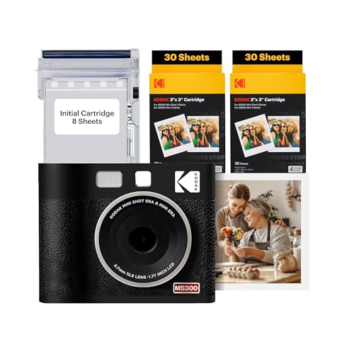 Amazon | KODAK Mini Shot 3 ERA 4PASS 2-in-1 チェキカメラ＆スマホ