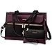 LOVEVOOK Borsa Donna Grande da Lavoro Borsa a Tracolla per Computer da 15.6 Pollici Impermeabile Borse Laptop Tote in Pelle PU Handbag da Università Business Shopper, Viola