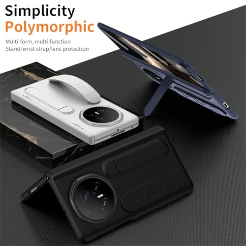Coque Honor Magic V5 bleu avec protection écran et béquille intégrée