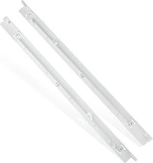 AIYOYOLIFE Refrigerator Pan Hangers Drawer Slide Support Rail (Left & Right) Compatible with Frigidaire Kenmore White-Westinghouse Crosley Refrigerators Replace#: 240530601(Left) & 240530701(Right)