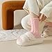 Passionbility Womens Fuzzy Socks Soft Cozy Fluffy Slipper Socks Winter Warm Plush Sleeping Socks