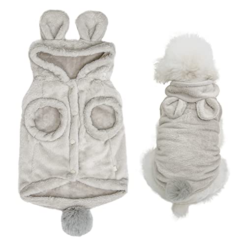 Mesheen Dog Sweaters For Small Dogs Made Of Skin Friendly Soft Double Face Fleece Keep Your Pet Cozy, Adorable Puppy Coat Use Cute Bear Ears Hooded Design… #TOP11