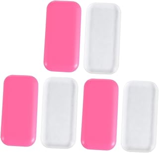 فوميز. 6 قطع من وسادات وصلات الرموش الصناعية لوصلات الرموش، اكسسوارات الرموش، حامل شفاف للرموش، حامل رموش صناعية، حامل رموش صناعية، وسادة لاصقة للرموش الصناعية، وسادة تمديد للرموش الصناعية