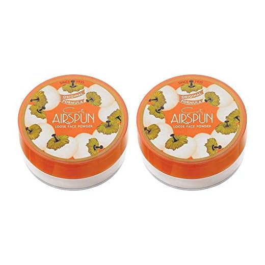 Airspun Loose Face Powder, 070-24 Translucent, 2.3 Oz, 2 Count (Pack of 1)