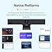 Yealink A10-020 All-in-One Video Conferencing System 4K Conference Room Camera Android Meeting Bar A10 with CTP18 Touch Panel for Small Rooms Certified by Microsoft Teams Room, Zoom Room