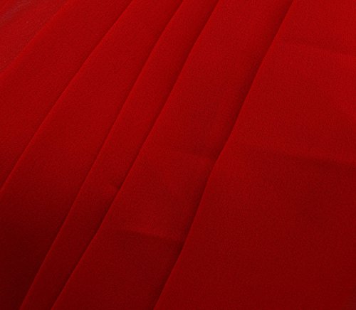 Saree traditionnel en georgette unie pour adapter le drapé à votre morphologie