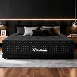 VitaMorn King Mattress 14 Inch Hybrid King Size Mattress in a Box, Upgraded Pocket Springs Mattresses, Motion Isolation, Pressure Relief, Medium Firm, Breathable Comfort