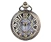 I-MART Retro Antique Bronze Pocket Watch with 31Inches Lobster Clasp Necklace Chain