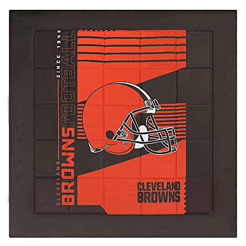 Cathay Sports Official Nfl Licensed Cleveland Browns "Status" 4-Piece Bed In A Bag Comforter & Sheet Set – Twin/Twin Xl, (Fcm50001Cle-Ttxl) #TOP5