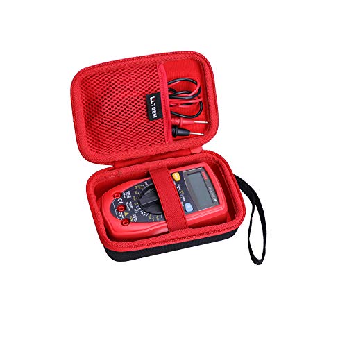 LTGEM EVA Storage Hard Case for Etekcity Digital Multimeter, Voltage Tester Volt Ohm Amp Meter Red, MSR-R500