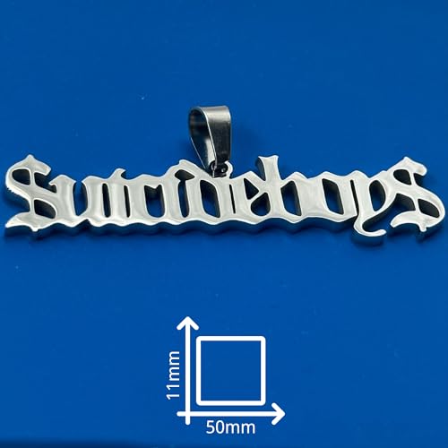 Gothic Stainless Steel Necklace, Hiphop Punk Rock Pendant Titanium Jewelry, Gift Choice4