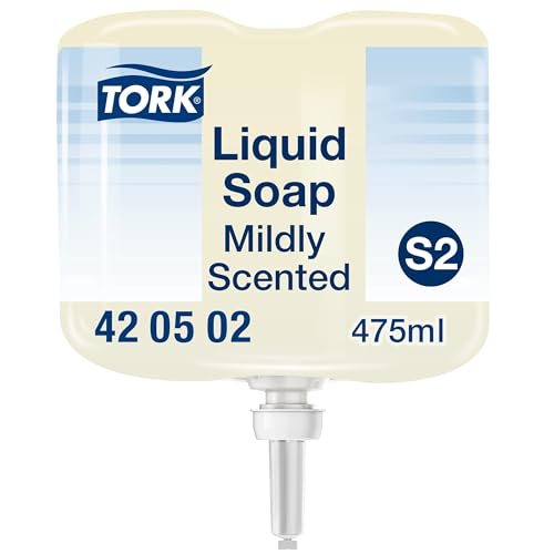 Tork Mild Duftende Hand Mini Flüssigseife S2, frischer Duft, 1 × 475 ml, 420502