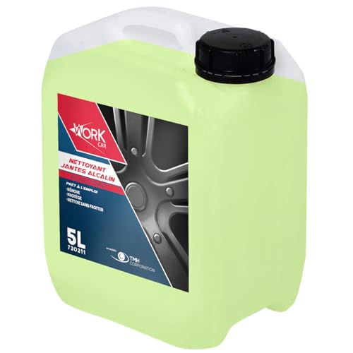 Workcar - Limpador de pneus profissional alcalino super potente 5 l, renovação eficaz de pneus prontos a usar, elimina facilmente as manchas