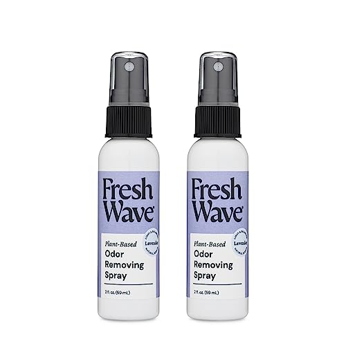 Fresh Wave Lavender Scent Odor Eliminator Spray & Air Freshener, 2 fl. oz. Travel Size (Pack of 2)