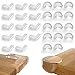 Fhlbestyu Protector de Esquinas para Bebé para Mesas y Muebles Protección contra Impactos para Bebés y Niños Fuerte Adhesión Protectores de Esquinas Transparente (28 Unidades)