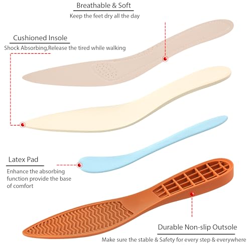 Aomigoct Comfortable Dressy Flats for Women: Cushioned Insole & Lightweight for All-Day Office Comfort - Slip On & Foldable for Working Professional with Bow Black
