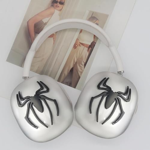 Image of 2 Pcs 3D Spider Chrome Emblems Badges Sticker Car Decoration for Universal Car Vehicle, Truck, Motorcycle, RV, Scooter, SUV, Door, Window (Black-B0CJBKLZKB)