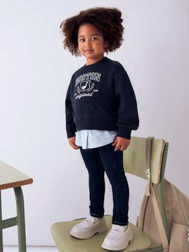 Pantalón cerrado tejano basic Mayoral para niña en color superoscuro 3