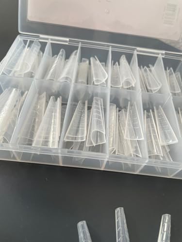 Kit molde F1 para unha em gel D&Z 7974 Mandorla reutilizável com 120 peças