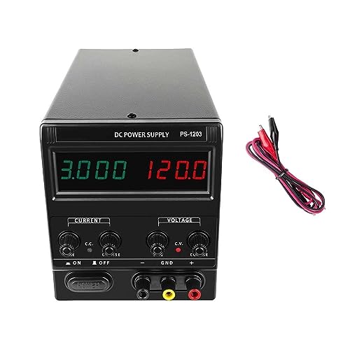 Alimentation de laboratoire CC avec régulateur de tension et source stable