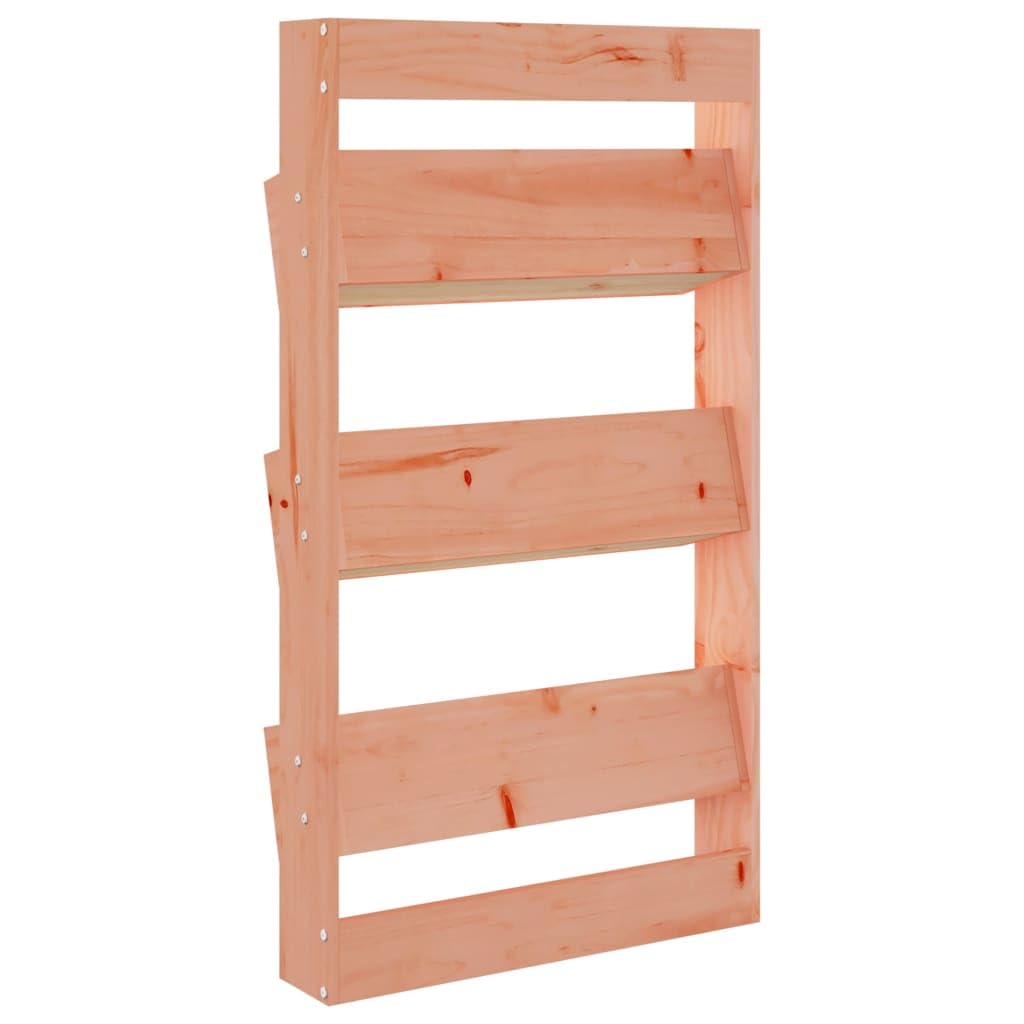 vidaXL Jardinera Pared 3 Niveles, Macetero para Plantas Flores, Jardinera Vertical Colgante, Macetero para Jardín Patio, Madera Maciza de Douglas