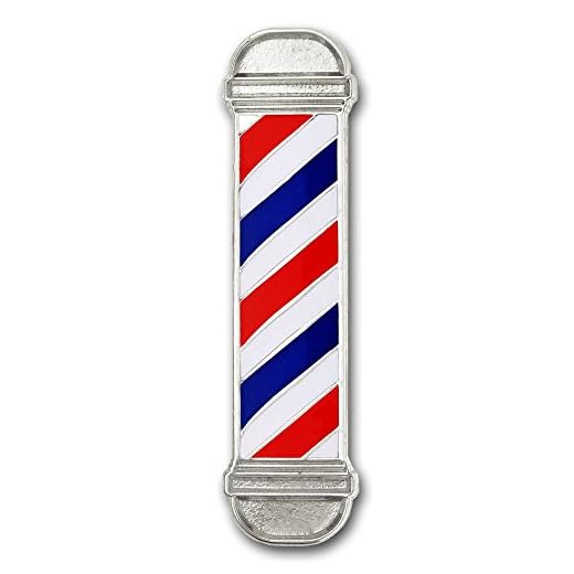 PinMart's Barber Shop Pole Enamel Lapel Pin