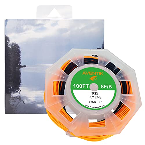 Aventik Sinking Tip Fly Line Fly Fishing Weight Forward Line
