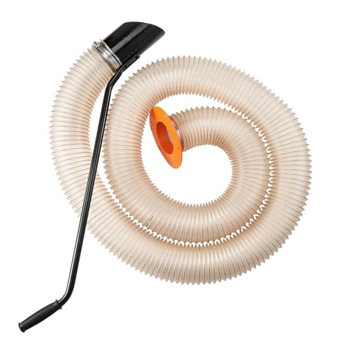 Happybuy Wood Chipper Shredder Mulcher Leaf Vacuum Kit,4.3 Inch x 13.1 ft Heavy Duty Universal Woodchipper Accessory,4 inch Diameter for Large Volume Feeding,Fit Mainstream Brand,Chipper NOT Included