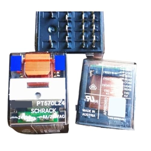 Relé Electromecánico PT570L24 24V de 6A con 4NA y 4NC Combinados 2