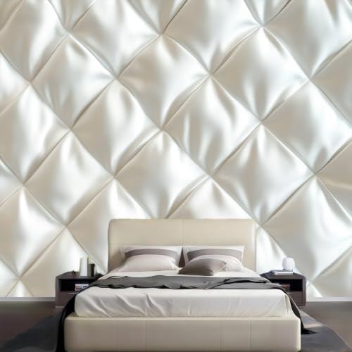 Fresque murale blanc 3D pour illuminer une pièce sombre et petite