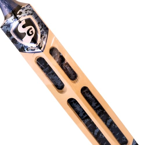 Image of SG T-900 Kashmir Willow Tennis Cricket Bat | Lightweight Hard Tennis Bat for Power & Control
