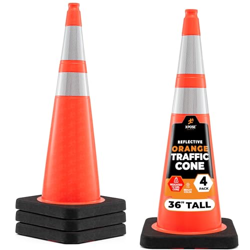 Image of Xpose Safety 36 Inch Orange Traffic Cones