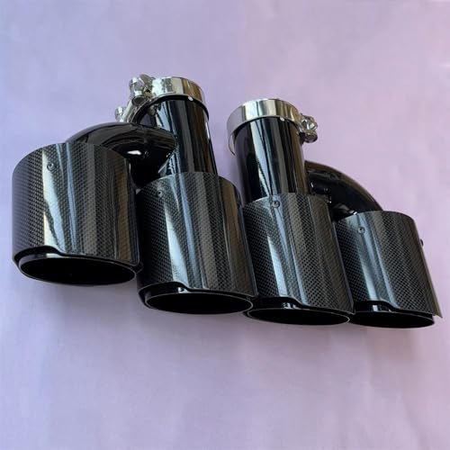 Puntas de escape dobles tipo H para renovar colas oxidadas de forma elegante 4