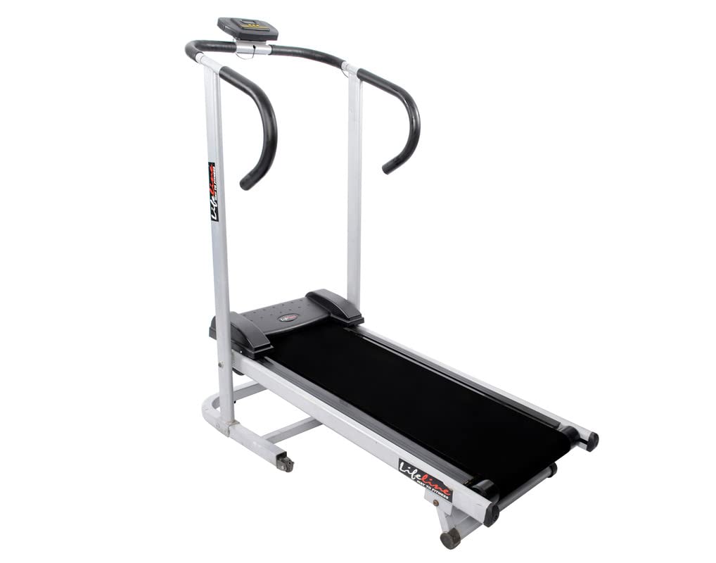 Lifeline Fitness LT-201 Manual Treadmill Walking and Running Foldable Jogger Machine for Home Gym Exercise with Cardio Weight Loss Gym Workout at Home,2 Level Inclination, Free Installation Assistance (B09FXBY828) Amazon Price History, Amazon Price Tracker