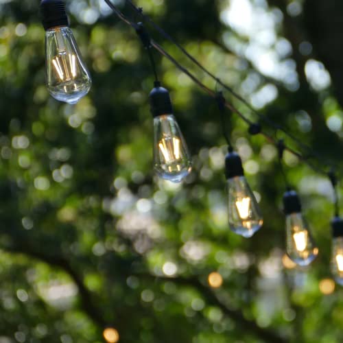 Image of Murphy 5W Vintage LED Edison Filament Bulb E27 Base | 2700K Warm Warm White | ST64 Antique Decorative Hanging Lamp | Energy Saving | 40W Equivalent | 6 Month Warranty | Pack of 1