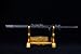 LOONGSWORD Chinese Jian Sword – Hand-Forged 7Cr17MoV High Carbon Steel, Full Tang, Wooden Scabbard & PU Leather Handle – Decorative Martial Arts Collectible