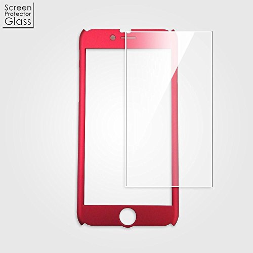 iPhone 6/7 Screen Protector, AnsTOP [Three Pack] [Tempered Glass] Unique Size [LCD Touch Screen Covered Only] Work with iPaky 360 Protection Phone Case Only (Three Pack)