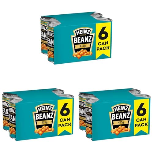 Image of HEINZ Beanz in Tomato Sauce, Baked, 415 g, Pack of 18