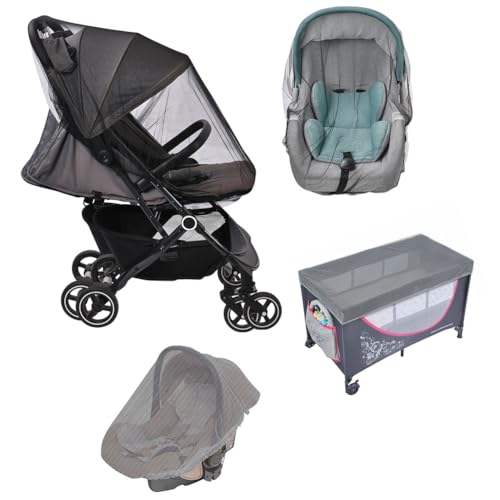 Vicloon Zanzariera Passeggino Universale, Zanzariera Passeggino per Carrozzina, Seggiolino Auto,