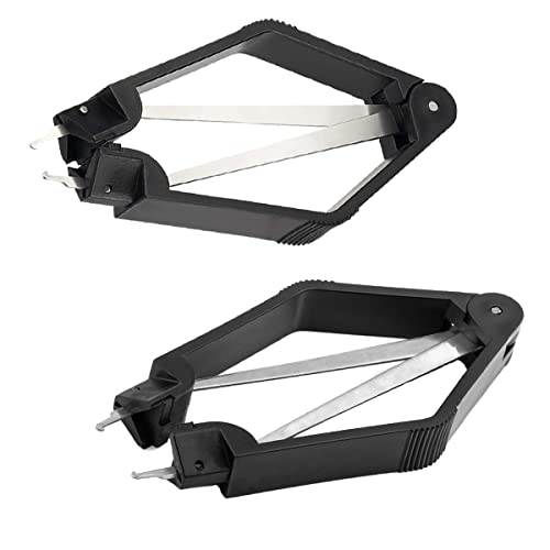3.9\"/100mm Stainless Steel PLCC IC Chip Extractor, Motherboard Circuit Board Component Puller, Chip Extraction Puller Tool 2pcs