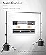Heysliy Fotohintergrund Ständer Set 3x2m – Verstellbares Hintergrundsystem für Fotografie, Foto Hintergrund, Backdrop Stand, Hochzeit & Party Deko mit Tragetasche