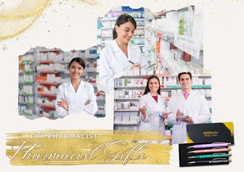 Stylo technicien en pharmacie écriture fluide lot de 4