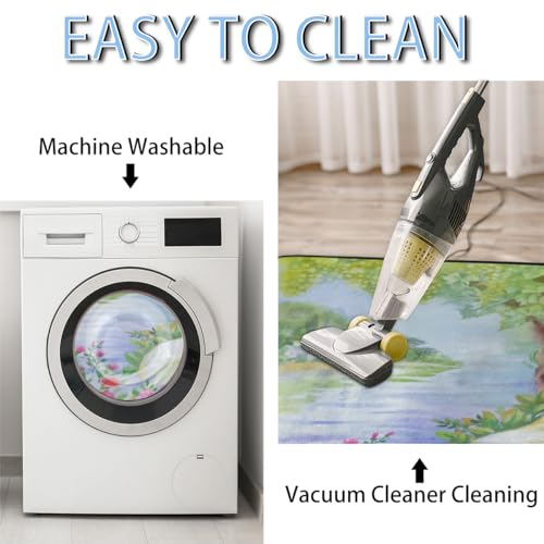 Tapis lavable en machine et antidérapant pour chambre - 4