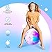 ZOOJOY Hopper Ball, Hopping Toys for Kids, 20 inch Bouncy Ball with Handle for Boys Girls Aged 5-12, Inflatable Clouds Bounce Hopper Toy with Pump