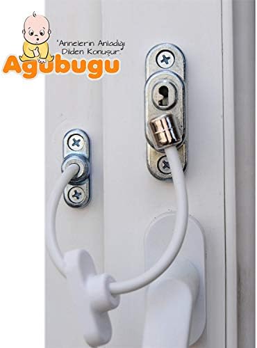Agubugu Baby AGU-016 Pimapen Kapı ve Pencere Çocuk Kilidi (Beyaz, 100g) - Görsel 4