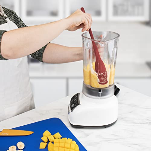 Flex-Core All Silicone Blender Spatula - Heat-Resistant Spatulas for Kitchen Use, Dishwasher Safe & BPA-Free