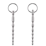 Arosum Stainless Steel Urethral Sounding Kit – Set of 7 Probes with Steel Bead & Water Drill Heads, Varying Lengths & Thicknesses for Men & Women, Ideal for All Experience Levels – Body-Safe Metal