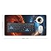 Fire and Ice Dragons Desk Mat Non-Slip Laptop Writing Pad Large Keyboard Mousepad with Rubber Base 23.6