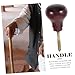 SECFOU Elegant Solid Wood Cane Head Knob Walking Stick Accessories Ergonomic Grip Replacement Stick Handle for Seniors
