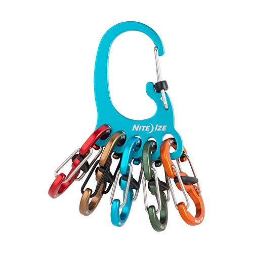 Nite Ize Porta-chaves Bigfoot Locker - Porta-chaves de alumínio leve para carro, casa e outras chave
